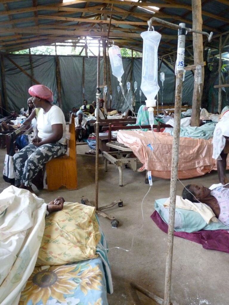 Haiti: une histoire de poudre du choléra